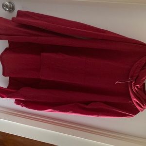 Hi low sweater with front pocket